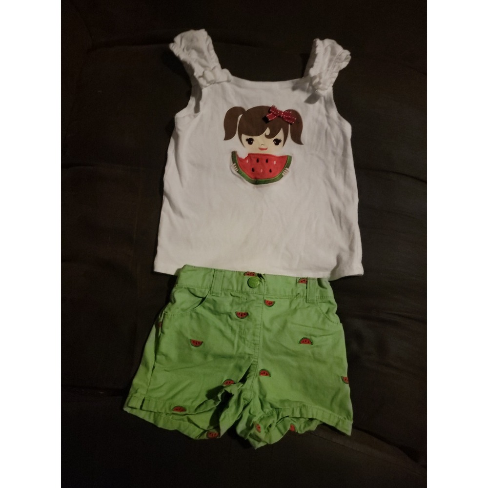 Crazy 8 watermelon summer 2t top‎ 18 24 months shorts